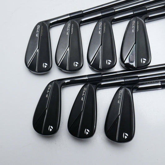 Used TaylorMade P770 2023 Black Iron Set / 4 - PW / X-Stiff Flex