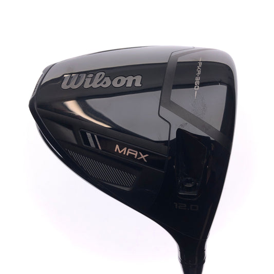 Used Wilson Dynapwr Max Driver / 12.0 Degrees / Stiff Flex